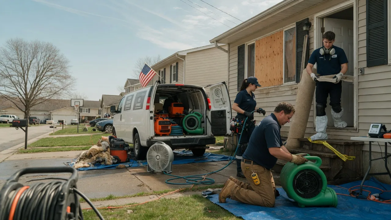 Water Damage Restoration in Endeavor, PA near me